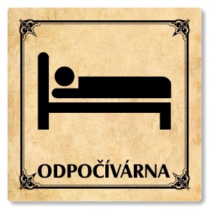 Odpočívárna, 80x80mm, pergamen, Nebraska
